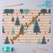 Trendy Christmas Luxury Christmas Trees Tissuepapier (Craft)