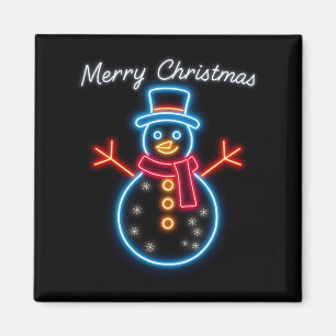 Trendy Christmas Neon Holiday Collectie Magneet