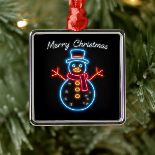 Trendy Christmas Neon Holiday Collectie Metalen Ornament