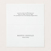 Trendy Chubby Professional Premium Linen Visitekaartje (Buitenkant ongevouwen)