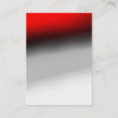 Trendy chubby red grijs, uniek visitekaartje (Achterkant)