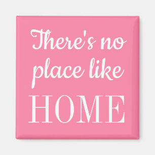 Trendy citeert roze minimalistische moderne magnee magneet