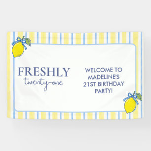 Trendy Citroen Verse 21 Verjaardagsbanner Spandoek