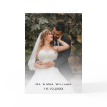 Trendy Classic Bride and Groom Wedding Photo