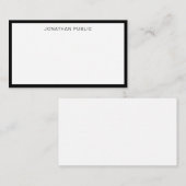 Trendy Classic Elegant Black White Sjabloon Flat (Voorkant / Achterkant)