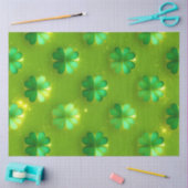 Trendy Clover 4 Lijsten Groen Collectie Tissuepapier (Craft)