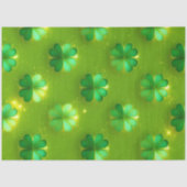 Trendy Clover 4 Lijsten Groen Collectie Tissuepapier (Voorkant)