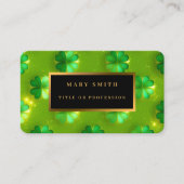 Trendy Clover 4 Lijsten Groen Collectie Visitekaartje (Voorkant)