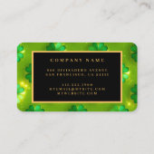 Trendy Clover 4 Lijsten Groen Collectie Visitekaartje (Achterkant)