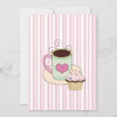 Trendy Coffee Bridal Shower Kaart (Achterkant)