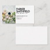 Trendy Coffee Shop Macaroons Visitekaartje (Voorkant / Achterkant)