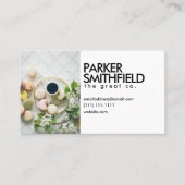 Trendy Coffee Shop Macaroons Visitekaartje (Voorkant)