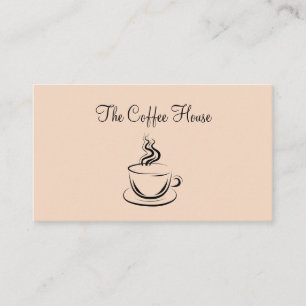 Trendy Coffee Shop Visitekaartje