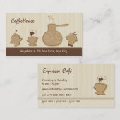 Trendy Coffee Visitekaartje (Voorkant / Achterkant)