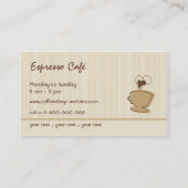 Trendy Coffee Visitekaartje (Achterkant)