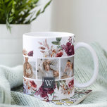Trendy Collage Family Foto Colorful Flowers Gift Mok<br><div class="desc">Trendy Collage Family Foto Colorful Flowers Gift</div>