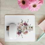 Trendy Collage Family Foto Colorful Flowers Gift Muismat<br><div class="desc">Trendy Collage Family Foto Colorful Flowers Gift</div>