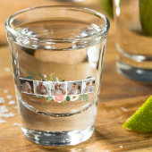 Trendy Collage Family Foto met Flowers Gift Shot Glas