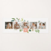 Trendy Collage Family Foto met Flowers Gift Yogamat (Voorkant (horizontaal))
