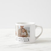 Trendy Collage Foto & Best Family Ever Best Gift Espresso Kop (Rechts)
