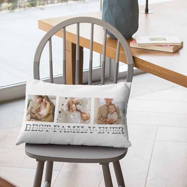 Trendy Collage Foto & Best Family Ever Best Gift Kussen (Creator heeft geüpload)