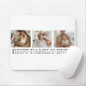 Trendy Collage Foto & Best Family Ever Best Gift Muismat (Met muis)