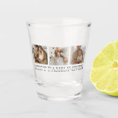 Trendy Collage Foto & Best Family Ever Best Gift Shot Glas (Voorkant)
