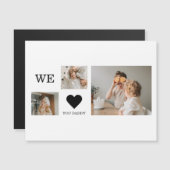 Trendy Collage Foto en we houden van je papa Gift (Voorkant / Achterkant)