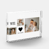 Trendy Collage Foto en we houden van je papa Gift (Links)