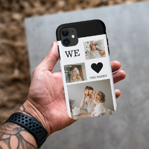 Trendy Collage Foto en we houden van je papa Gift Case-Mate iPhone Case