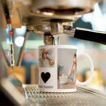 Trendy Collage Foto en we houden van je papa Gift