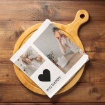 Trendy Collage Foto en we houden van je papa Gift Theedoek<br><div class="desc">Show je vader hoeveel je geeft met dit hartverwarmende cadeau "We houden van je vader". Het geschenk kan in vele vormen, zoals een gepersonaliseerde insect, een foto-lijst, of zelfs een t-shirt komen. De boodschap "We houden van je vader" is een eenvoudige maar krachtige manier om je liefde en dankbaarheid uit...</div>