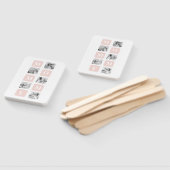 Trendy Collage Foto & Pastel Roze Beste mamedift Handwaaier (Niet-gemonteerd)