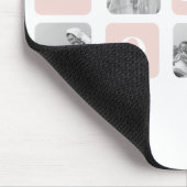 Trendy Collage Foto & Pastel Roze Beste mamedift Muismat (Hoek)