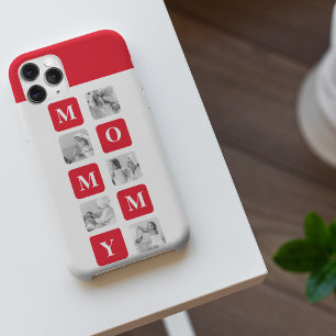 Trendy Collage Foto & Red Best MMammie Gift iPhone 11Pro Max Hoesje