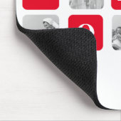 Trendy Collage Foto & Red Best MMammie Gift Muismat (Hoek)