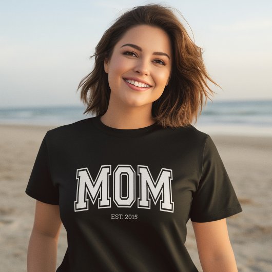 Trendy College opgericht mam T-shirt