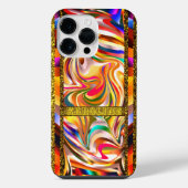 Trendy Color Swirls iPhone Hoesje (Achterkant)