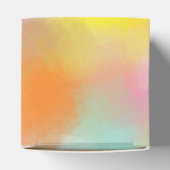 Trendy Colorful Abstracte Art Elegant Modern Bedankdoosjes (Bovenkant)