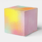 Trendy Colorful Abstracte Art Elegant Modern Bedankdoosjes (Achterkant)