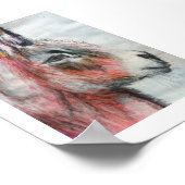 Trendy Colorful Donkey Poster (Hoek)