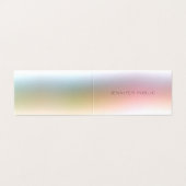 Trendy Colorful Elegant Modern Simple Professional Visitekaartje (Buitenkant ongevouwen)