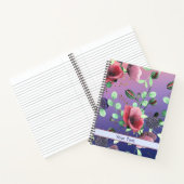 Trendy Colorful Floral Notitieboek (Binnen)