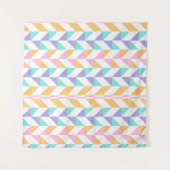 Trendy Colorful Geometric Shapes – Modern Style   Wandkleed (Voorkant (horizontaal))