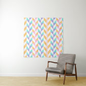 Trendy Colorful Geometric Shapes – Modern Style   Wandkleed (In situ)