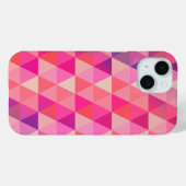 Trendy Colorful Geometric Triangles Pattern Case-Mate iPhone Case (Achterkant (horizontaal))