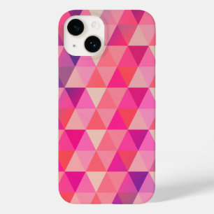 Trendy Colorful Geometric Triangles Pattern Hoesje