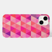 Trendy Colorful Geometric Triangles Pattern Hoesje (Achterkant (horizontaal))