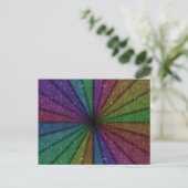 Trendy Colorful Glitter Explosion Briefkaart (Staand voorkant)