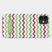 Trendy Colorful Kerstmis Chevron Pattern Case-Mate iPhone Case (Achterkant (horizontaal))